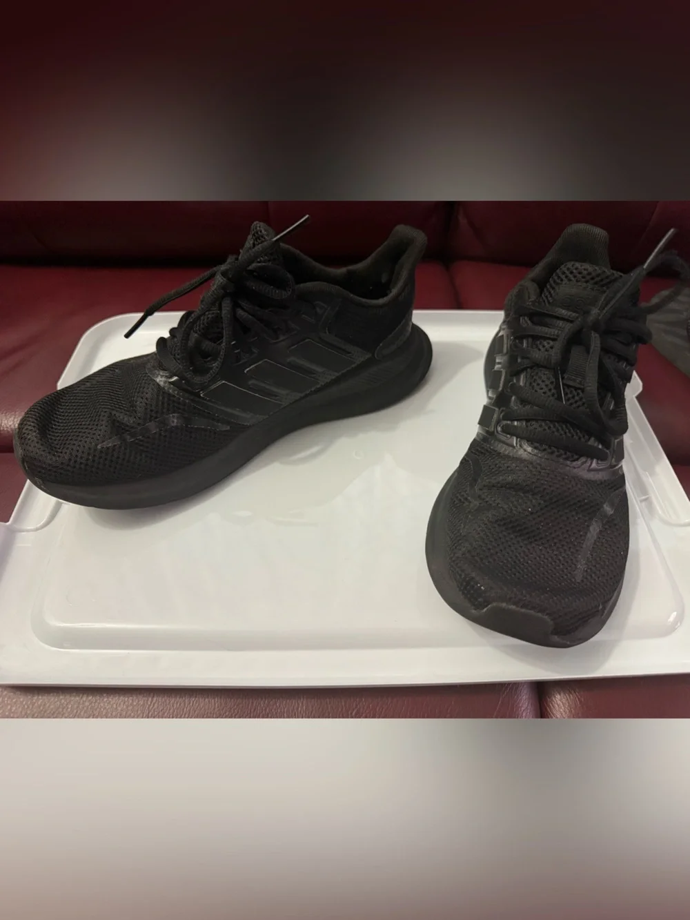 Adidas Runfalcon Men/Unisex Black Athletic Running Sneakers